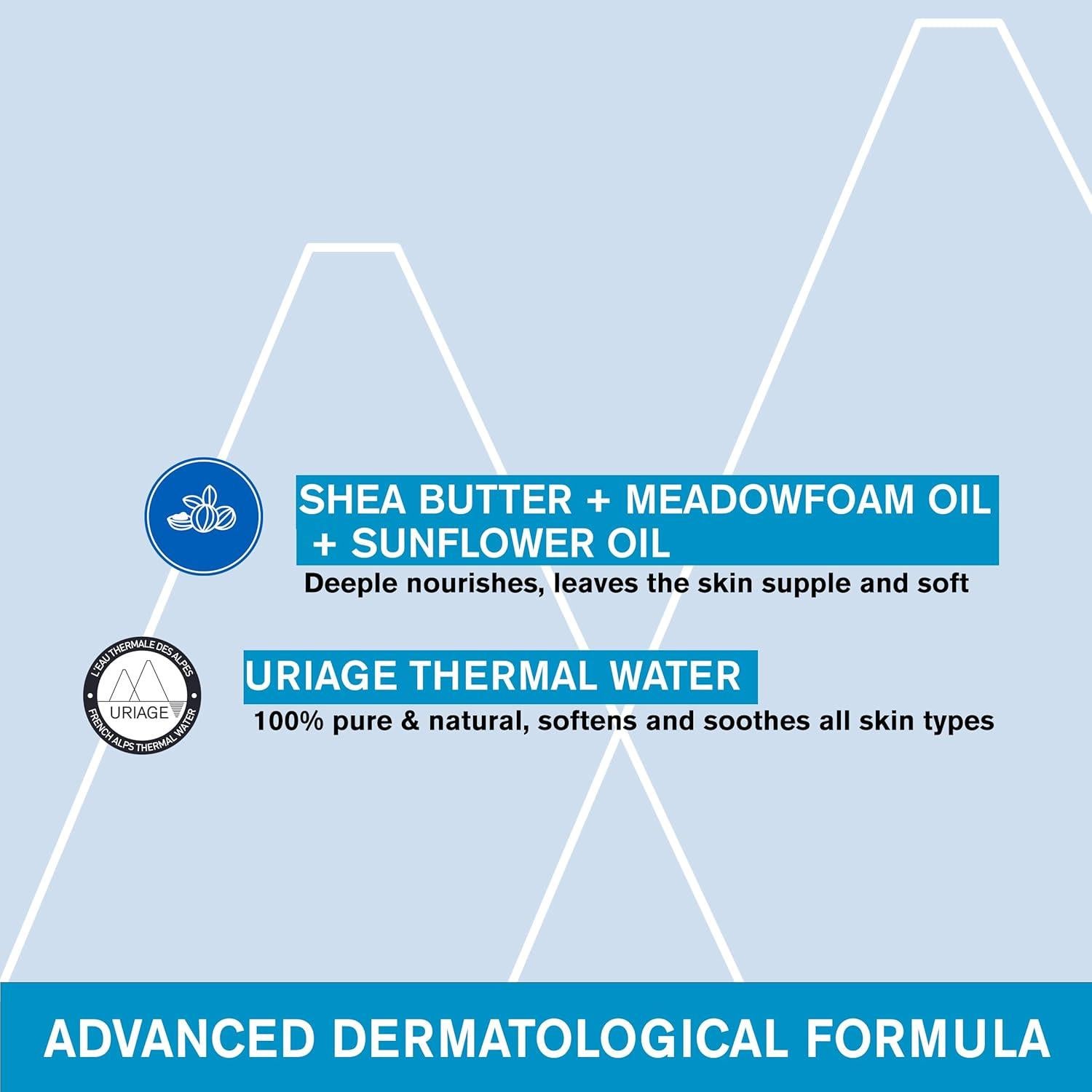 Gel de Ducha Hidratante Uriage 500 mL - Limpia y Nutre