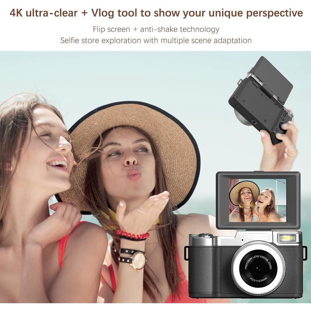 Cámara Digital 4K GUEDIEO R2L 48MP Pantalla 2.8" Zoom 18X