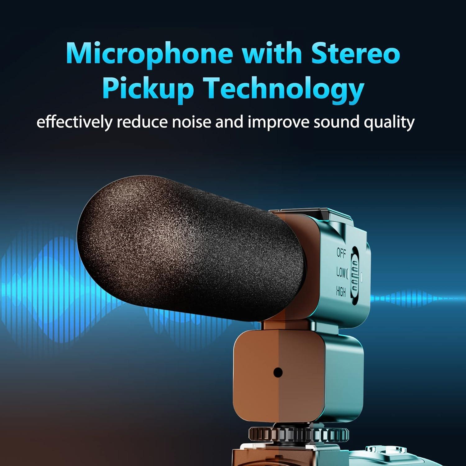 Cámara de Video Digital 4K Dumjug HDV1308 con Visión Nocturna