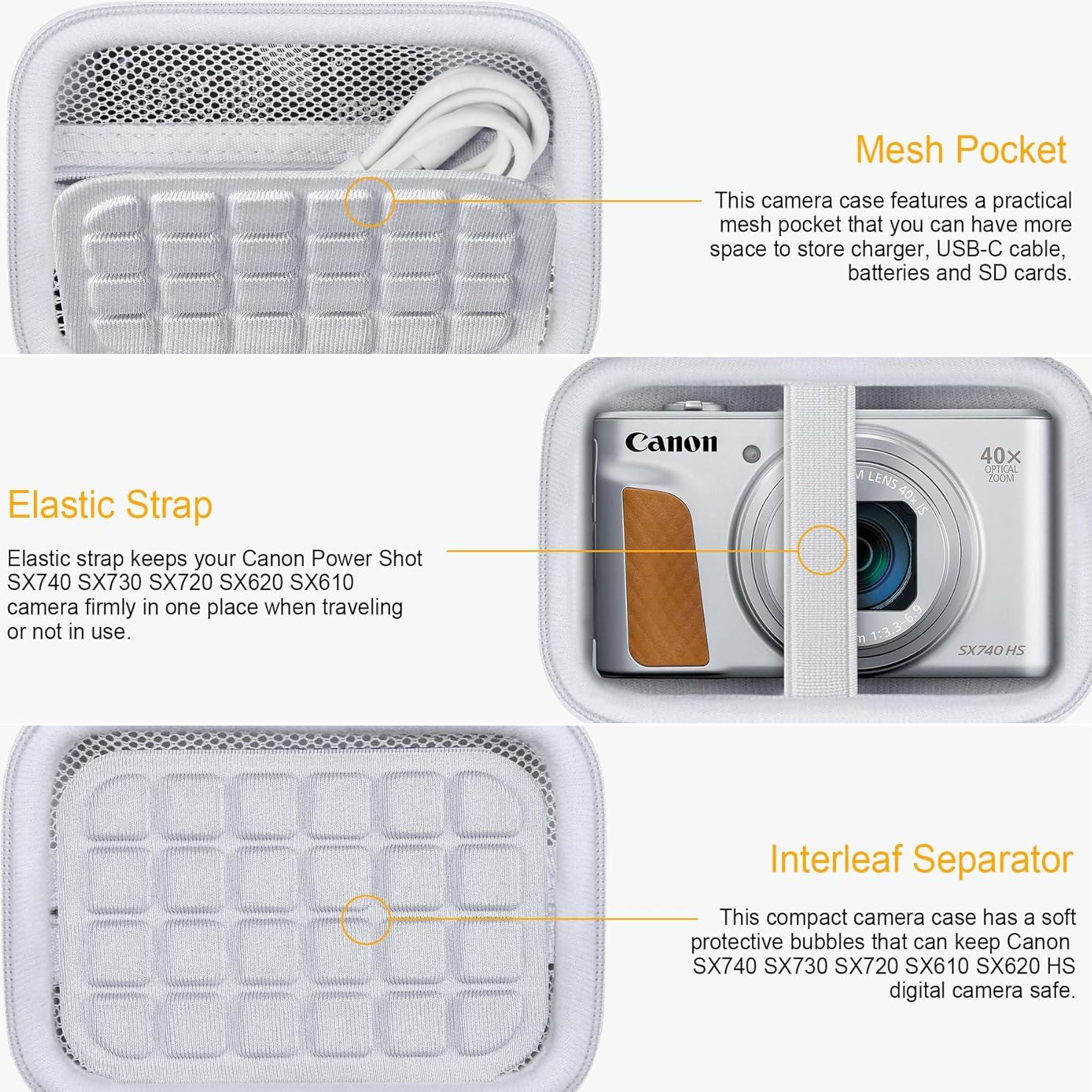 Funda Dura RAIALL para Cámara Canon PowerShot SX740/SX730