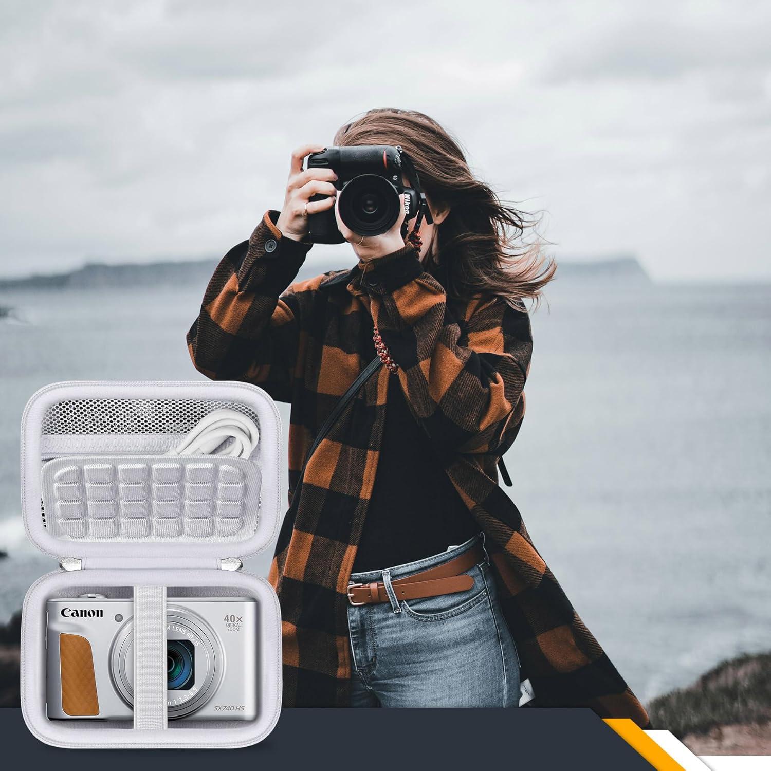 Funda Dura RAIALL para Cámara Canon PowerShot SX740/SX730