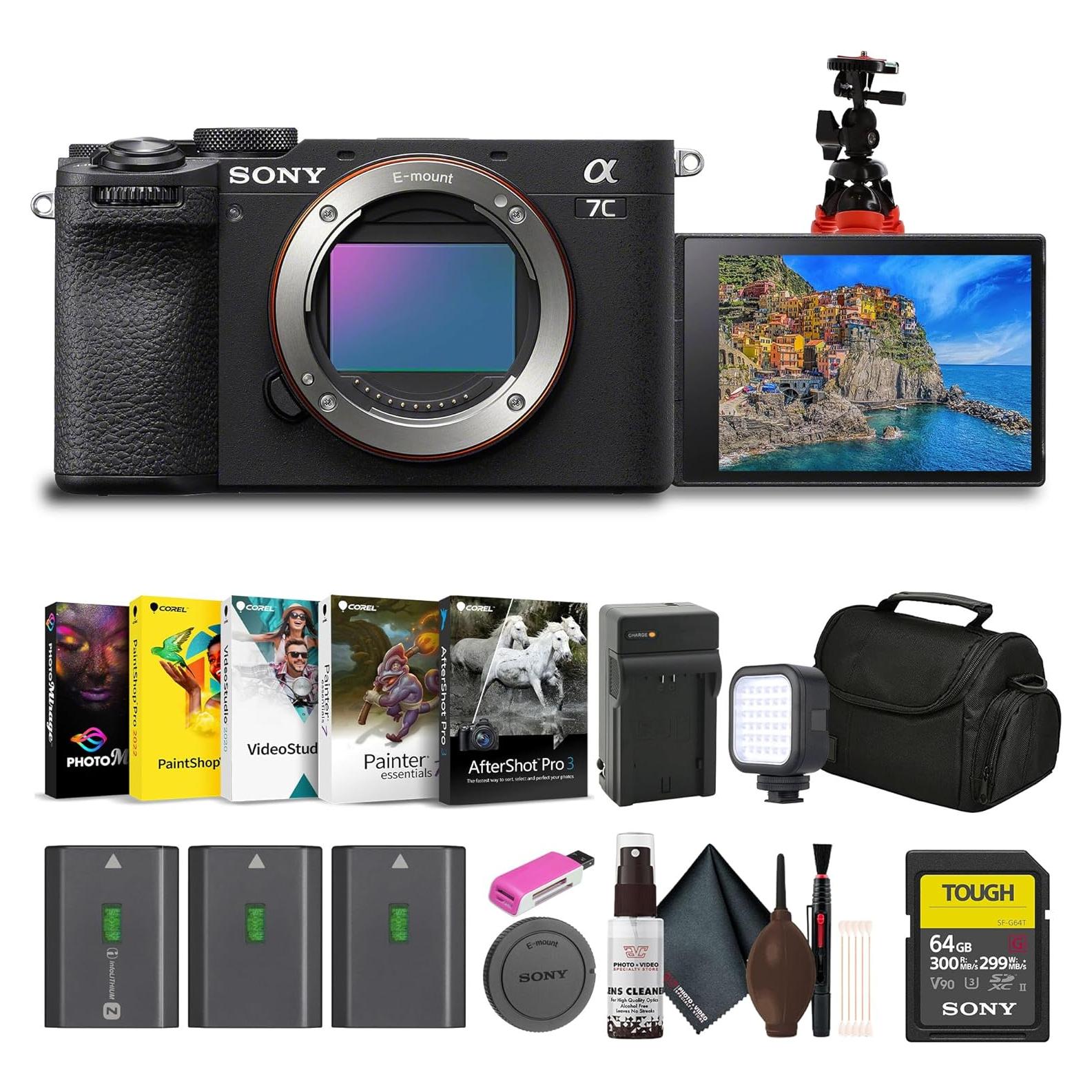 Cámara Sin Espejo Sony Alpha 7C II 33MP 4K + Accesorios