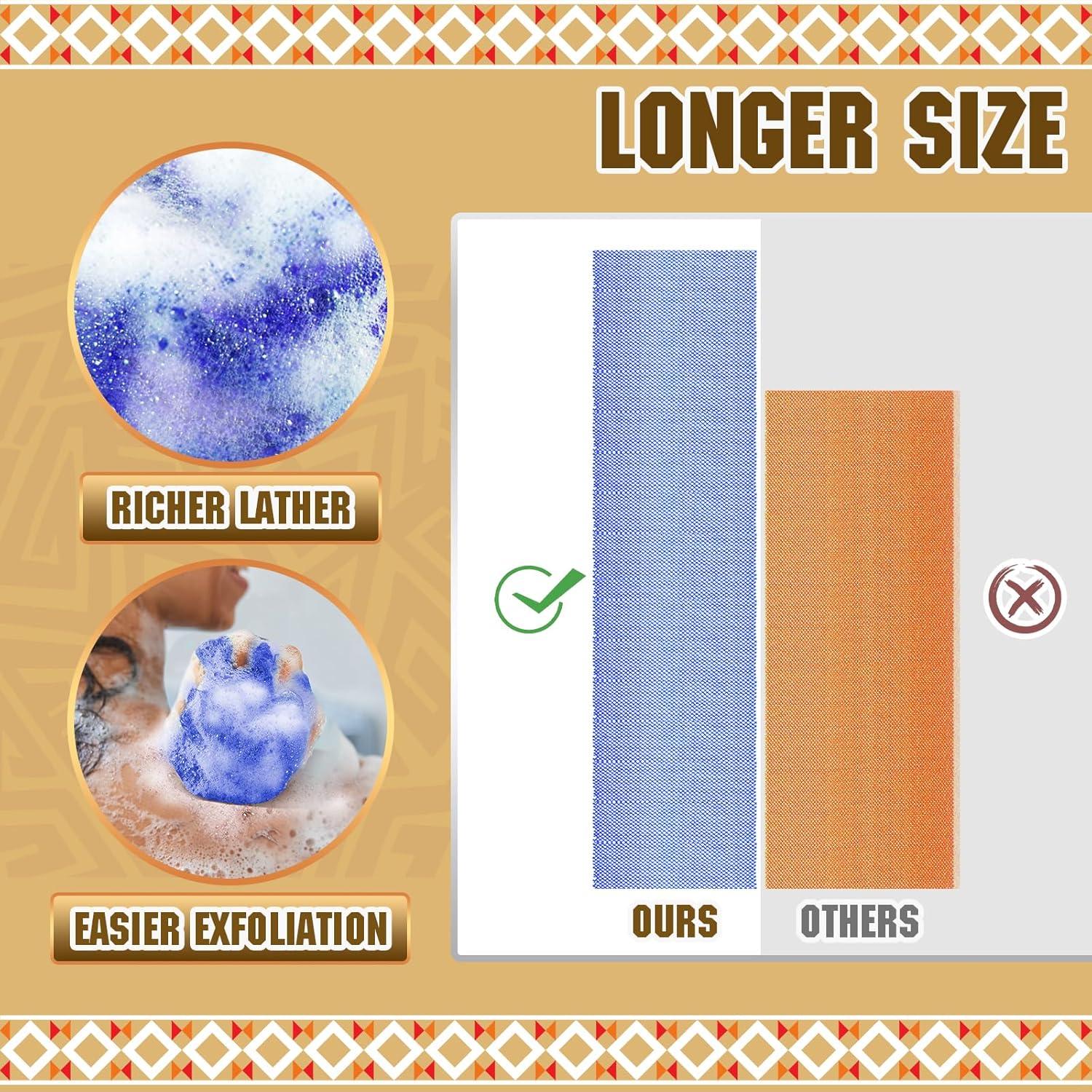 Esponja de Red Africana SpiralScgv - Exfoliante Suave 101.6 cm