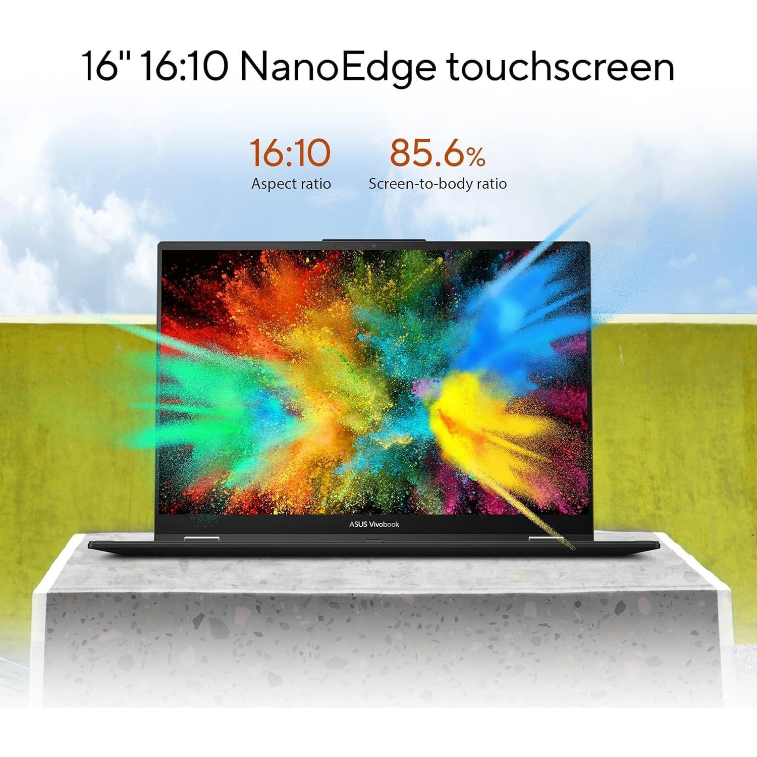 Laptop 2-en-1 ASUS Vivobook S 16 Flip, 16" FHD, Intel i9, 40GB RAM, 1TB SSD