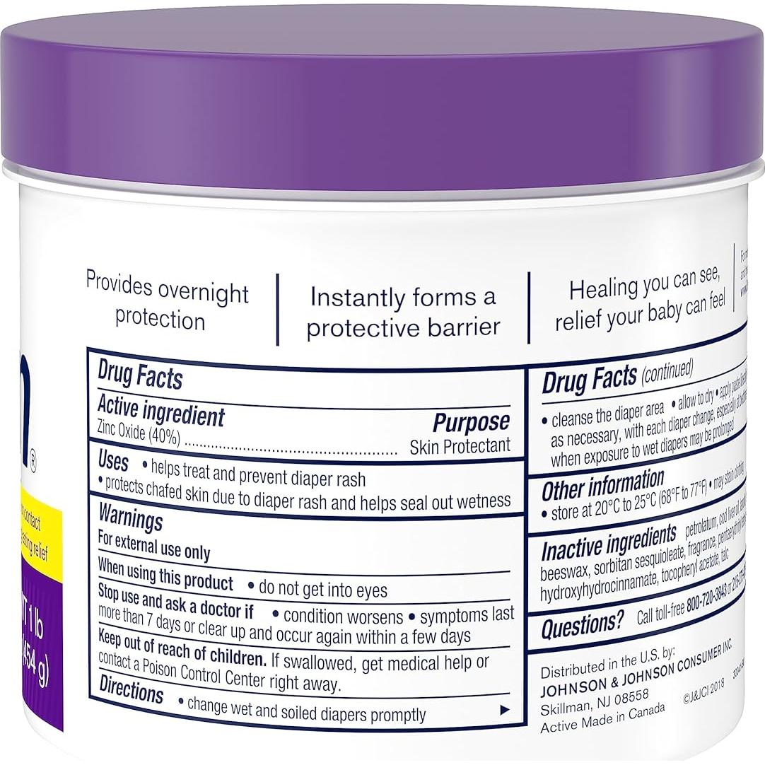 Crema para Erupciones de Pañal Desitin 40% Óxido de Zinc 2x16oz