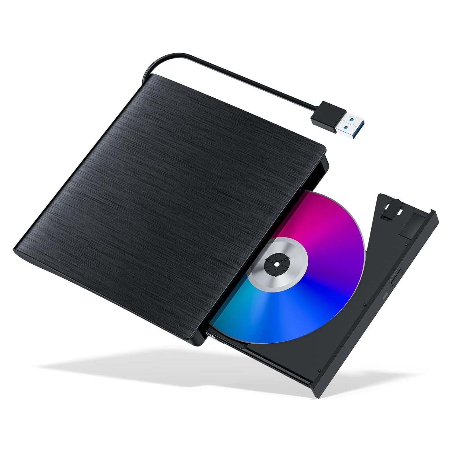 Unidad Externa de CD/DVD YUNINFANG Grabadora USB 3.0 357g