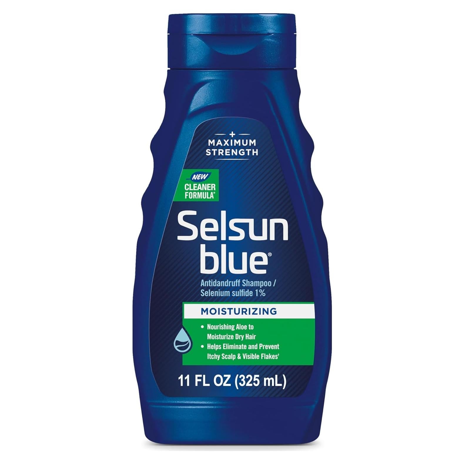 Champú Anticaspa Hidratante Selsun Blue 325 ml, 1% Sulfuro Selenio
