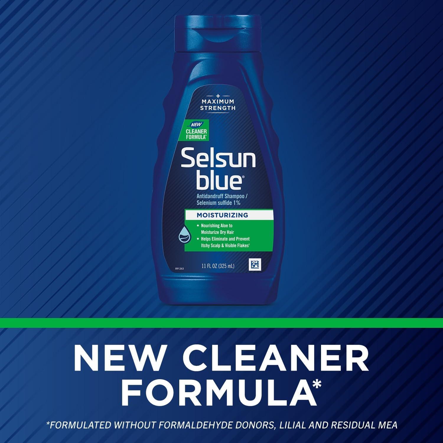 Champú Anticaspa Hidratante Selsun Blue 325 ml, 1% Sulfuro Selenio