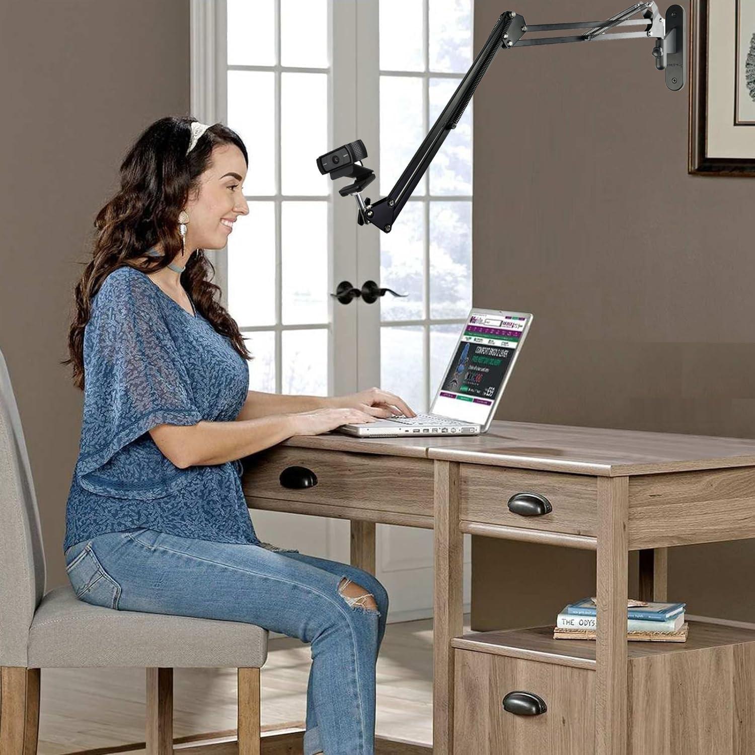 Soporte de Pared Ajustable para Webcam AceTaken 1kg Negro