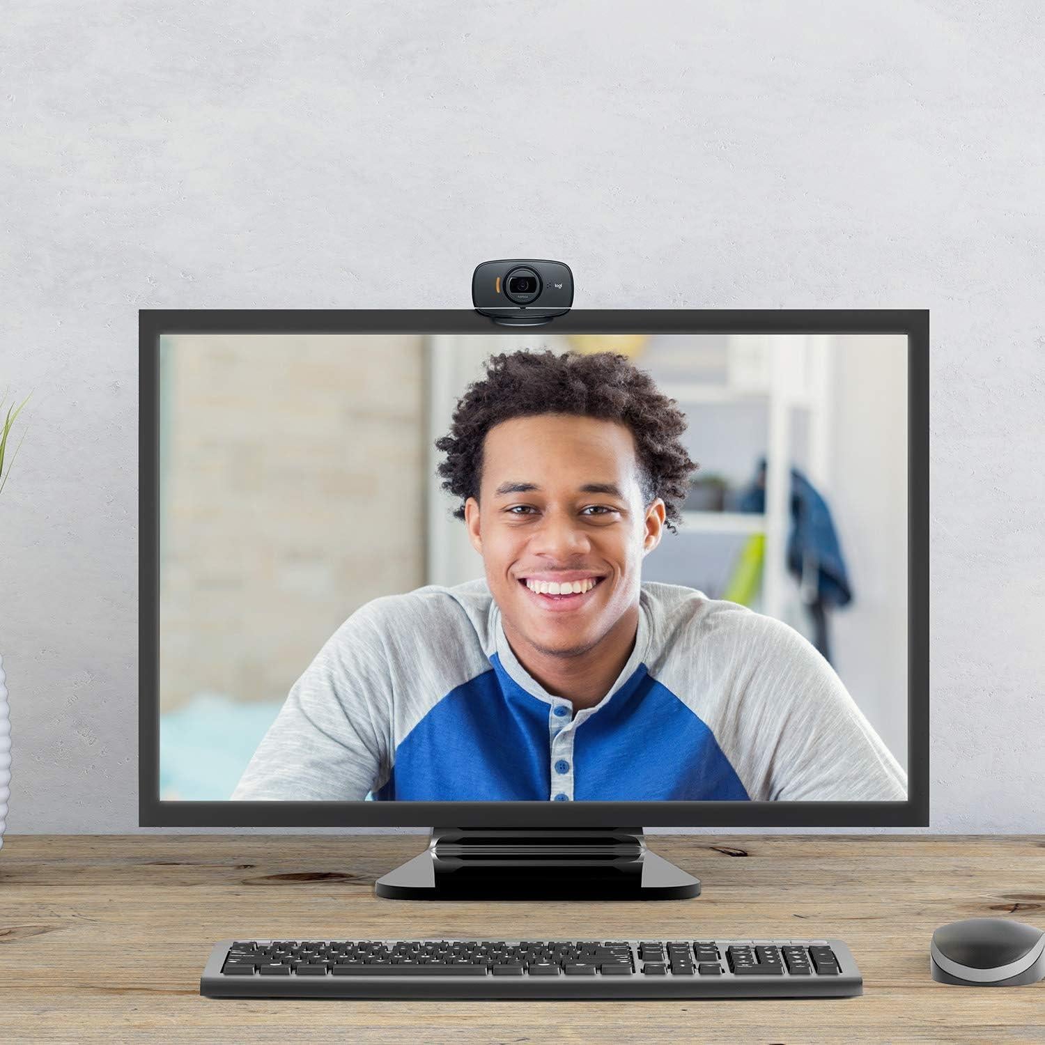 Cámara Web Logitech C525 HD 720p Portátil Autofoco - Negro