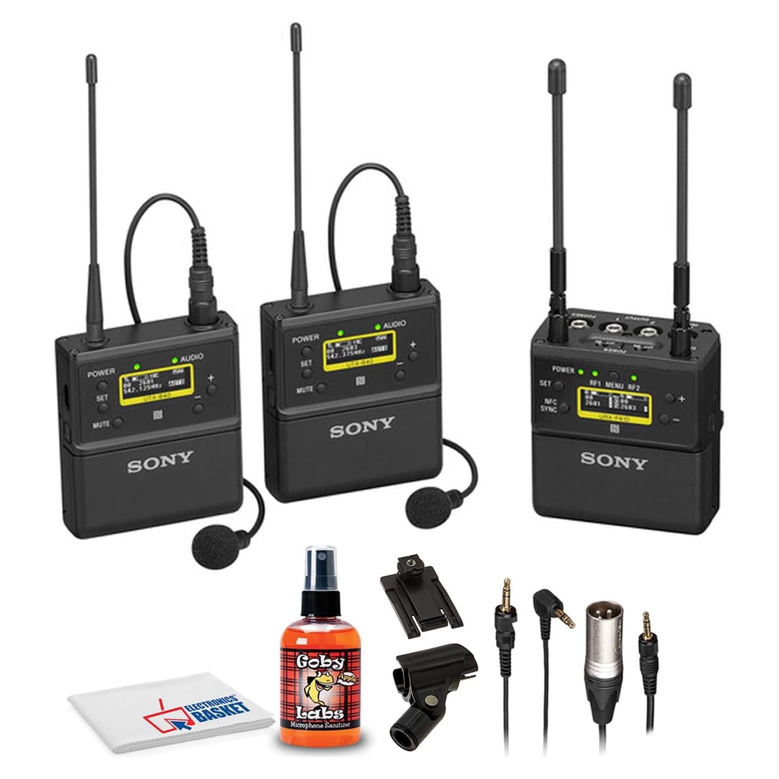 Sistema Inalámbrico de Micrófono Lavalier Sony UWP-D27 para 2 Personas