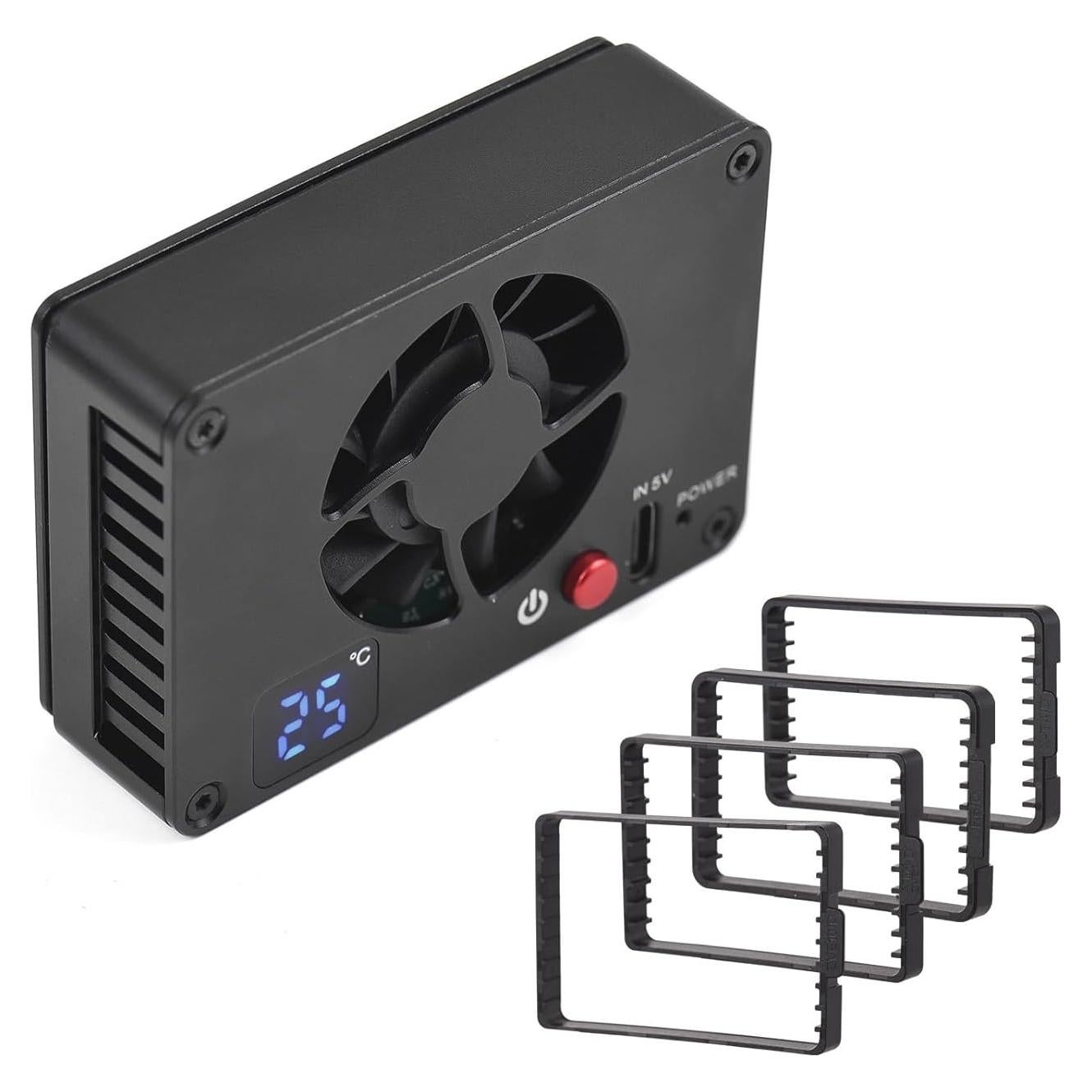 Ventilador de Enfriamiento para Cámara USB-C con Control de Temperatura