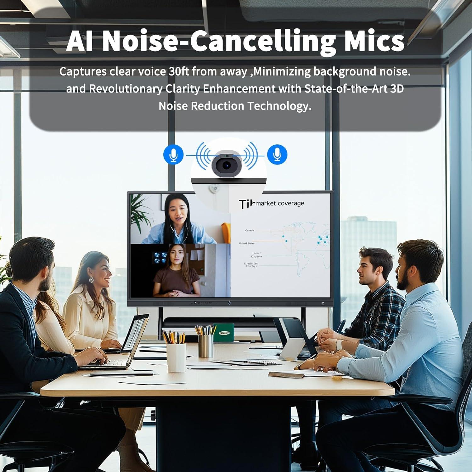 Cámara TIBURN HQ Eyes S2 4K AI con Micrófono y Control Gestual