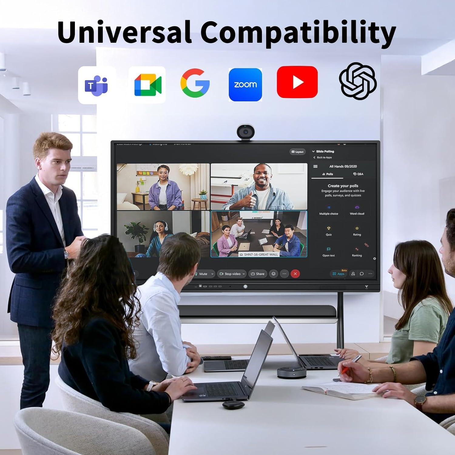 Cámara TIBURN HQ Eyes S2 4K AI con Micrófono y Control Gestual