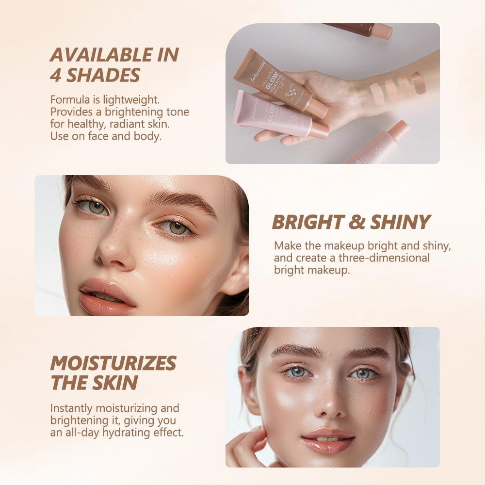 Base de Maquillaje Full Match Glow Loske 40 ml Hidratante