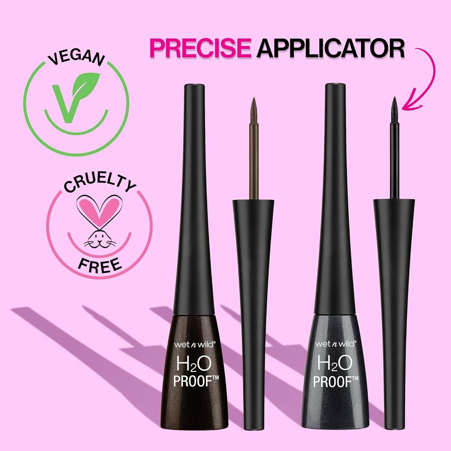 Delineador Líquido a Prueba de Agua Wet n Wild Negro 13.89g