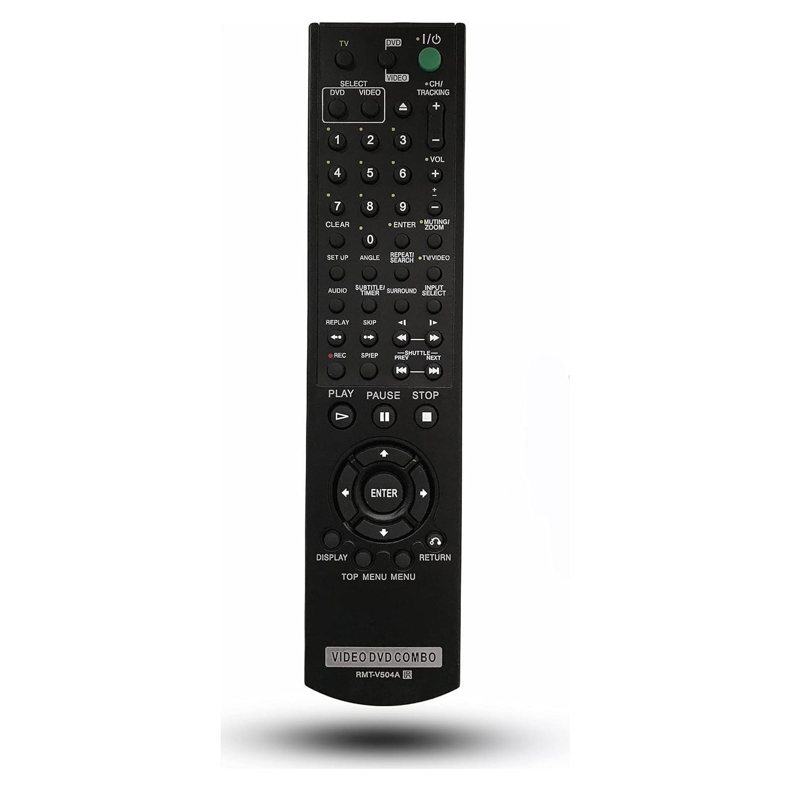 Control Remoto Reemplazo Sony RMT-V504A para DVD/VHS