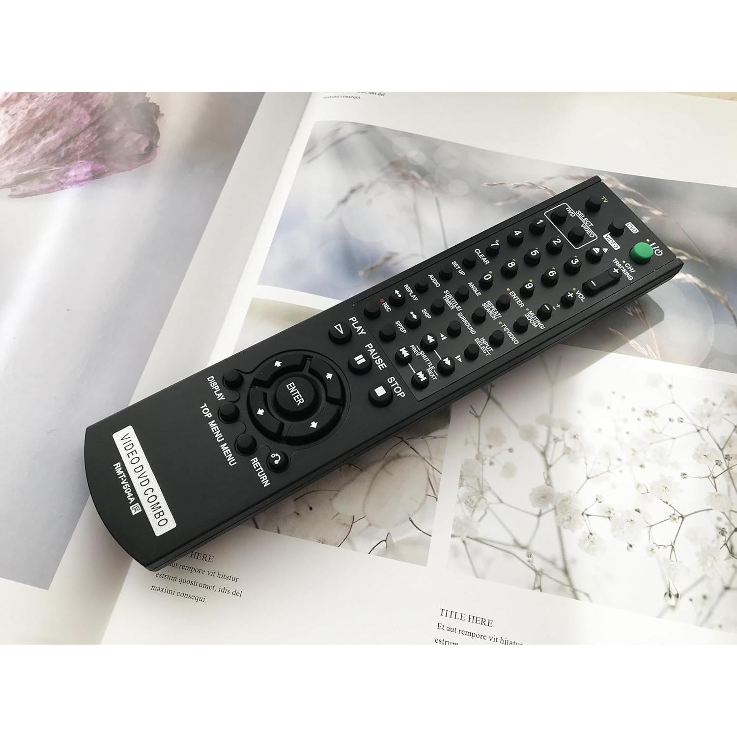 Control Remoto Reemplazo Sony RMT-V504A para DVD/VHS