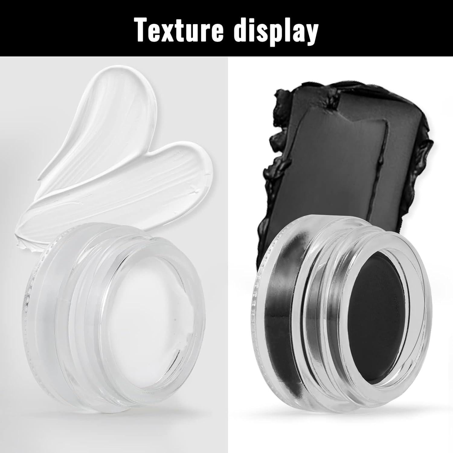 Lápiz de Ojos en Gel Erinde 04 Blanco Impermeable con Pinceles