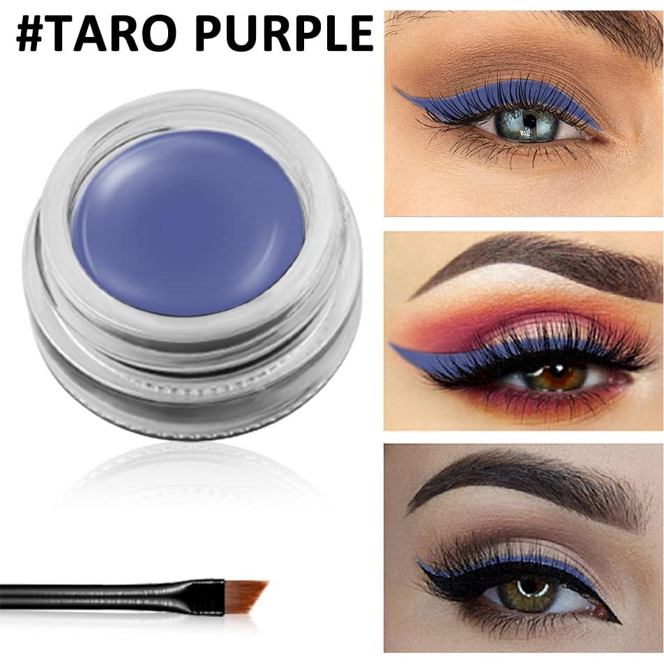 Delineador de Gel Morado Erinde 11g Impermeable y Larga Duración