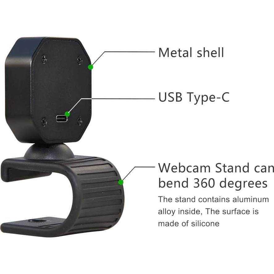 Cámara Web MOKOSE UC60S HD 2560x1440P Autofocus USB