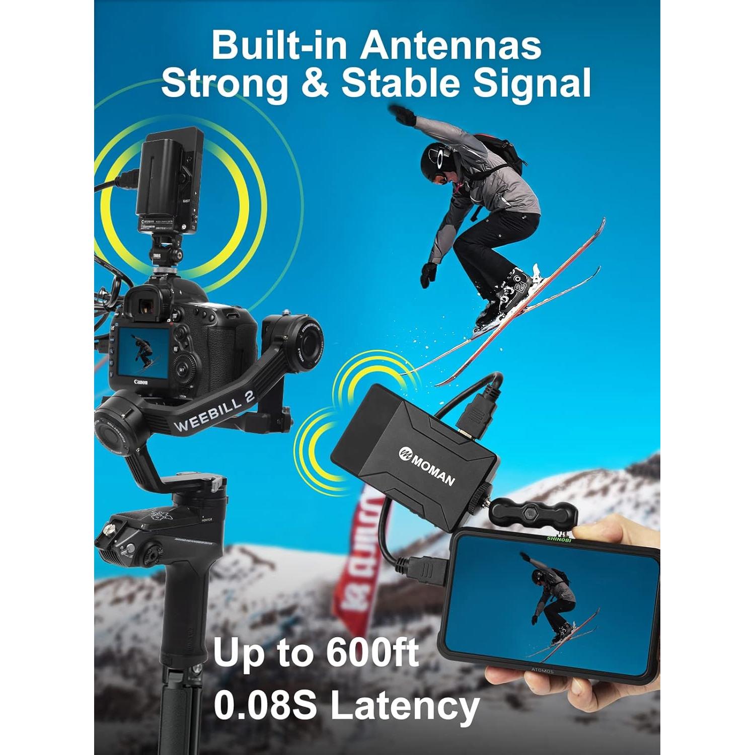 Transmisor Receptor HDMI Inalámbrico Moman Matrix 600