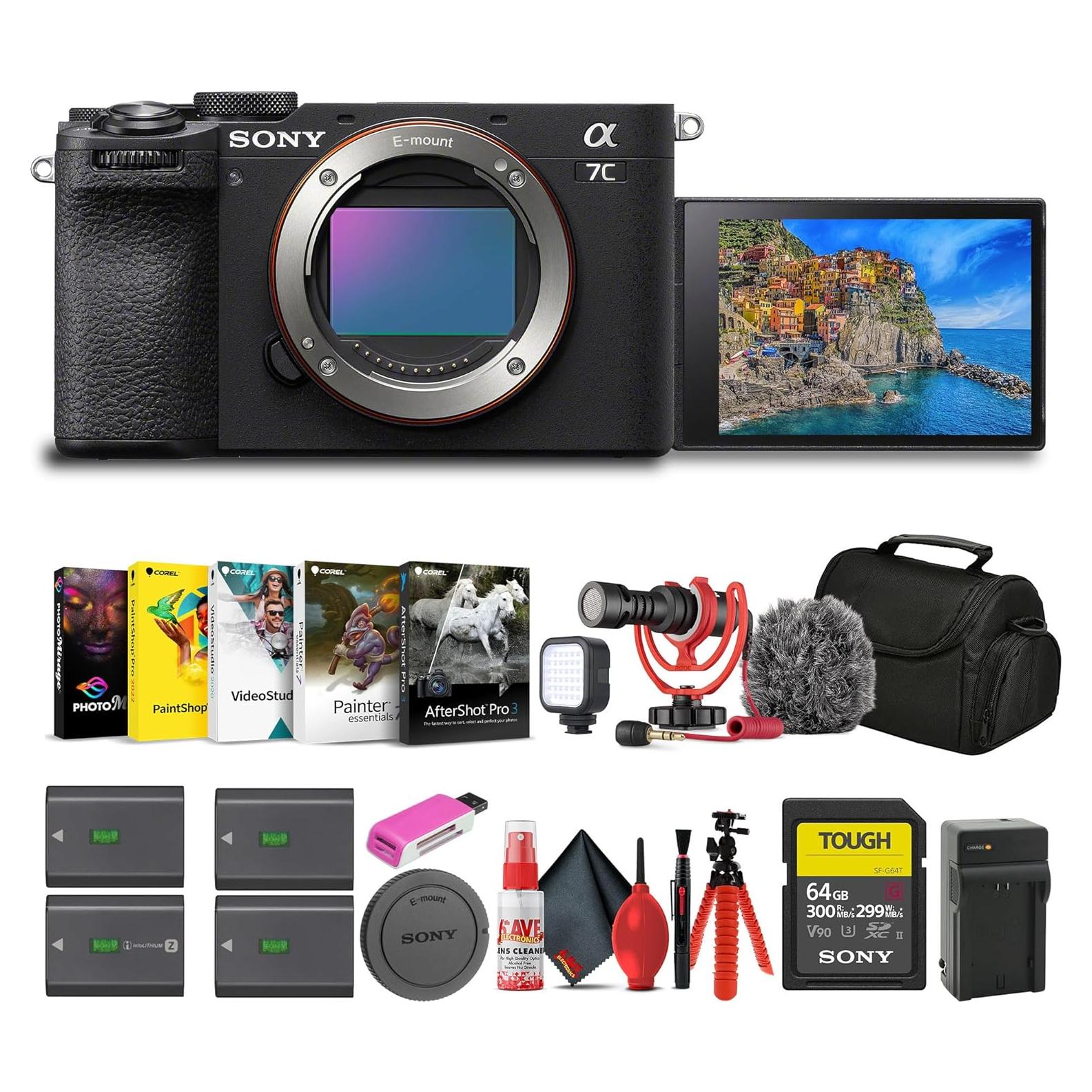 Cámara Sin Espejo Sony Alpha 7C II 33MP 4K + Accesorios