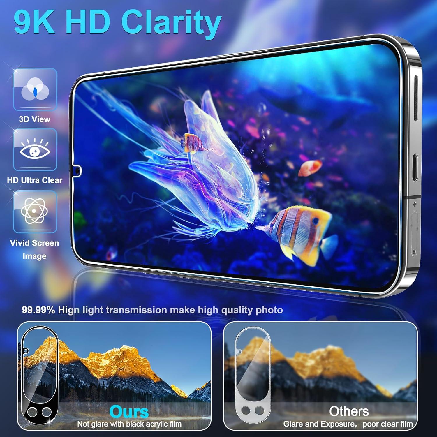 Paquete de 3 Protectores de Pantalla y Lente para Pixel 10 Pro