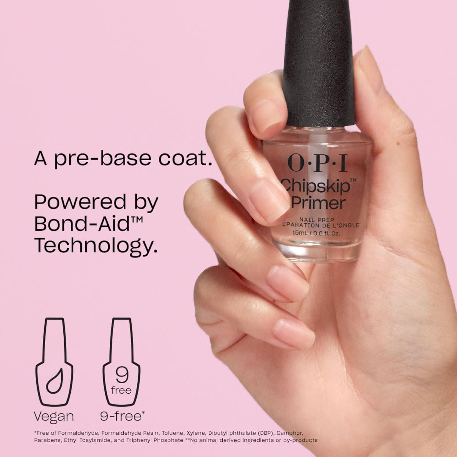 Base Coat Esmalte Uñas OPI 15g Transparente Resistente a Chips