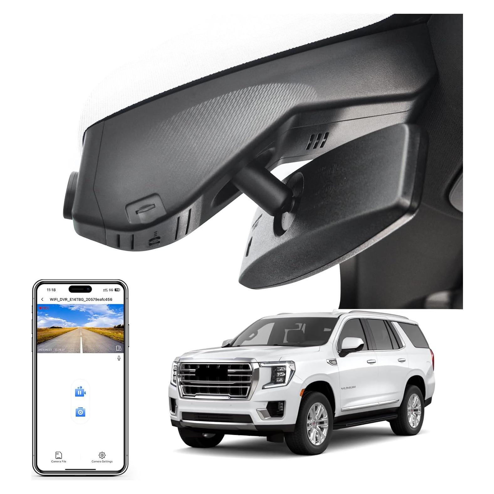 Cámara Dash 4K Mangoal Modelo B para GMC Yukon 2021-2022