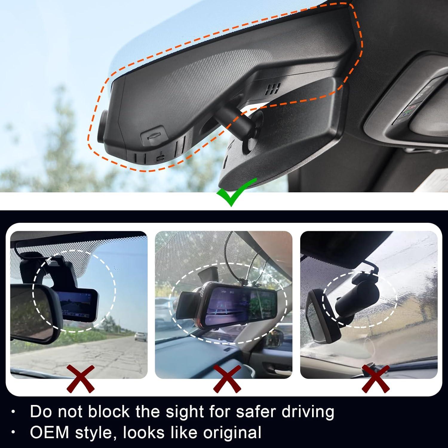 Cámara Dash 4K Mangoal Modelo B para GMC Yukon 2021-2022