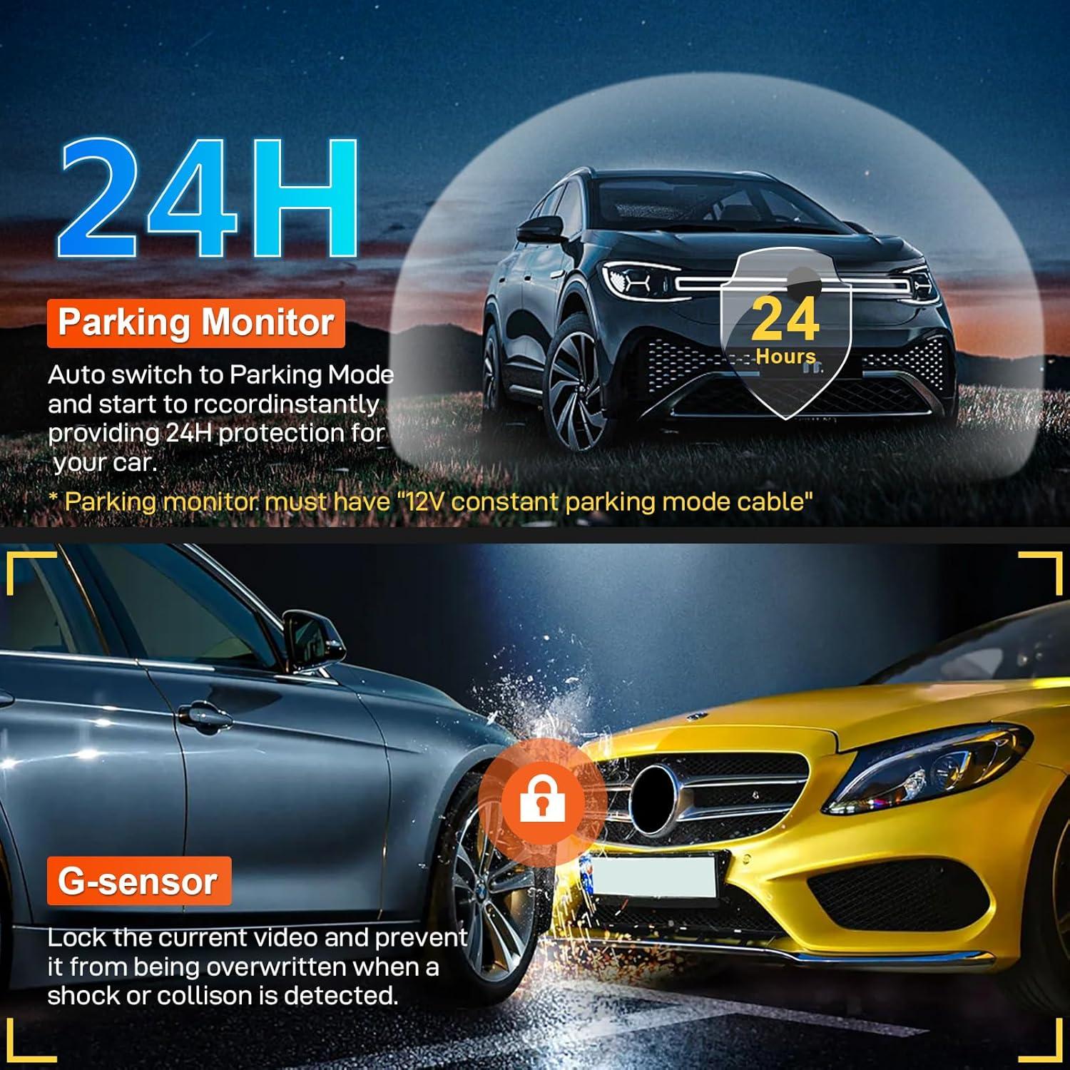 Cámara Dash 4K Mangoal Modelo B para GMC Yukon 2021-2022