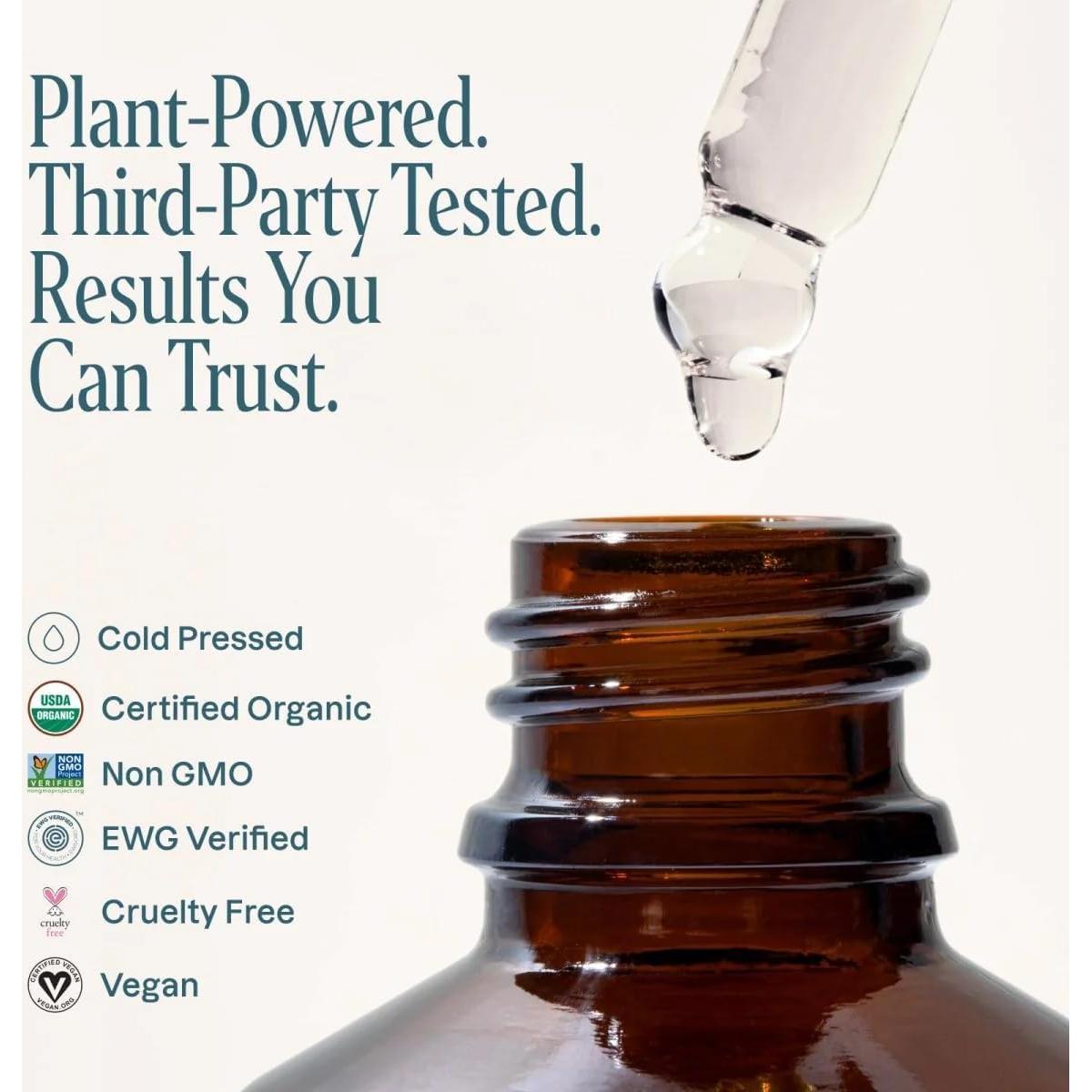 Aceite de Ricino Orgánico Cliganic 236.6ml - Puro y Natural