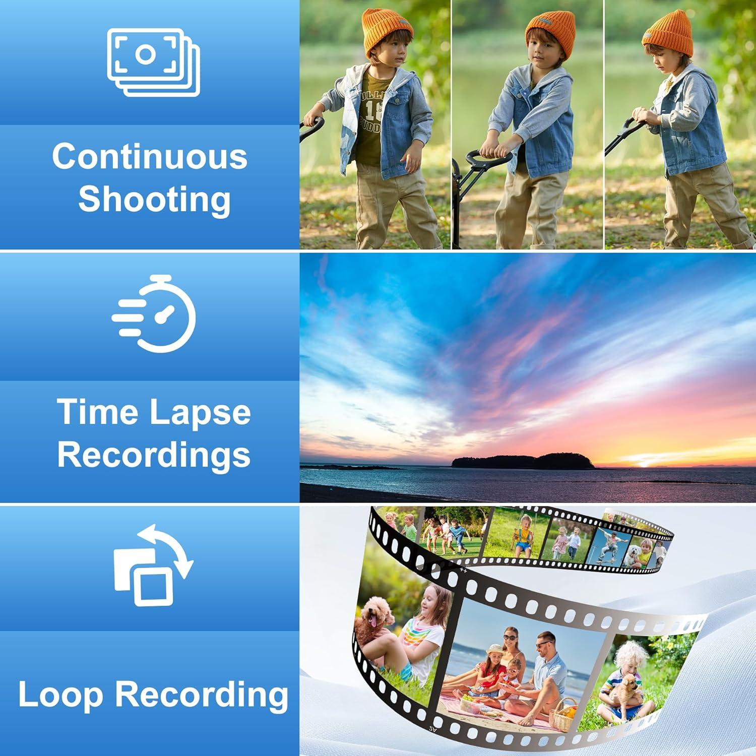 Cámara Digital Swerock JF DC10 4K 64MP Compacta con Zoom 18X