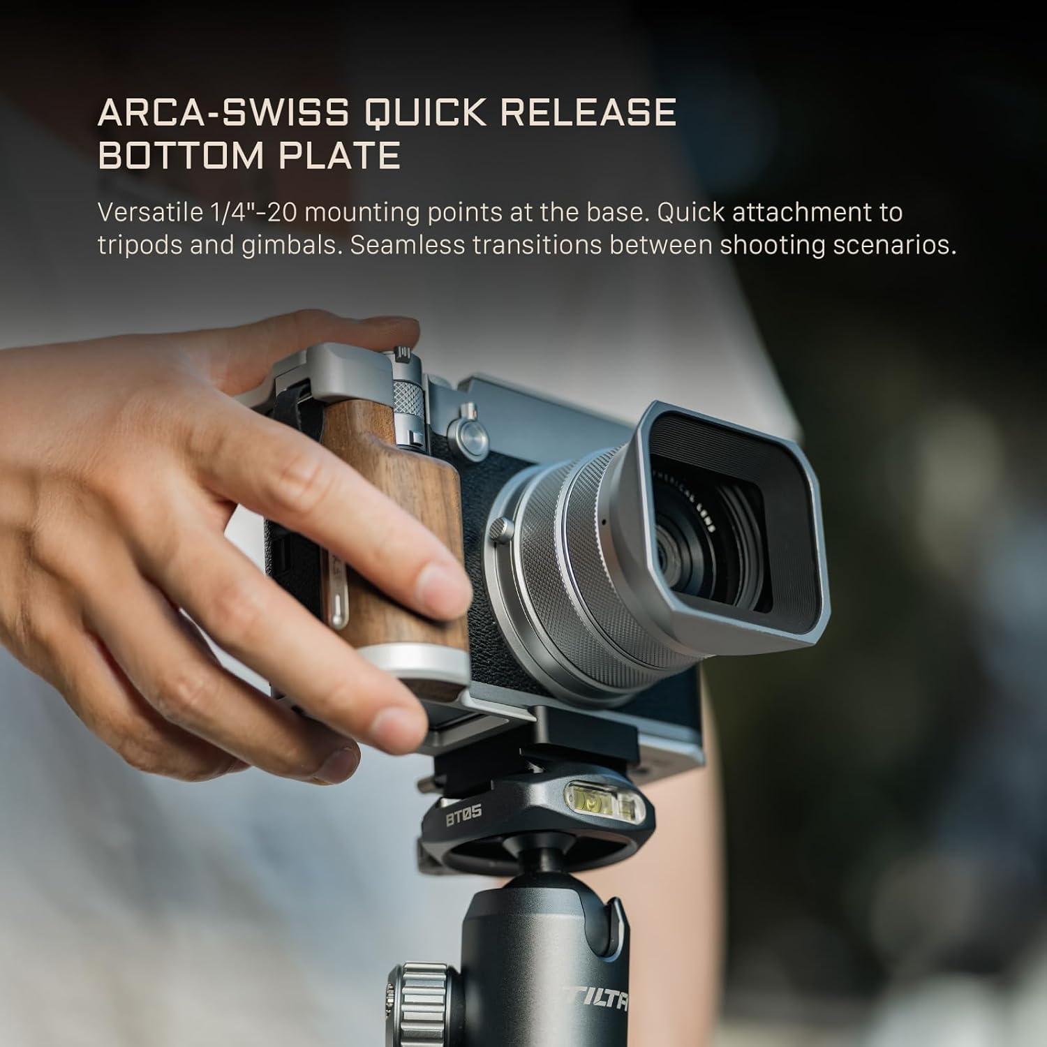 Jaula de Cámara Vintage Tilta para Fujifilm GFX100RF - Kit Ligero