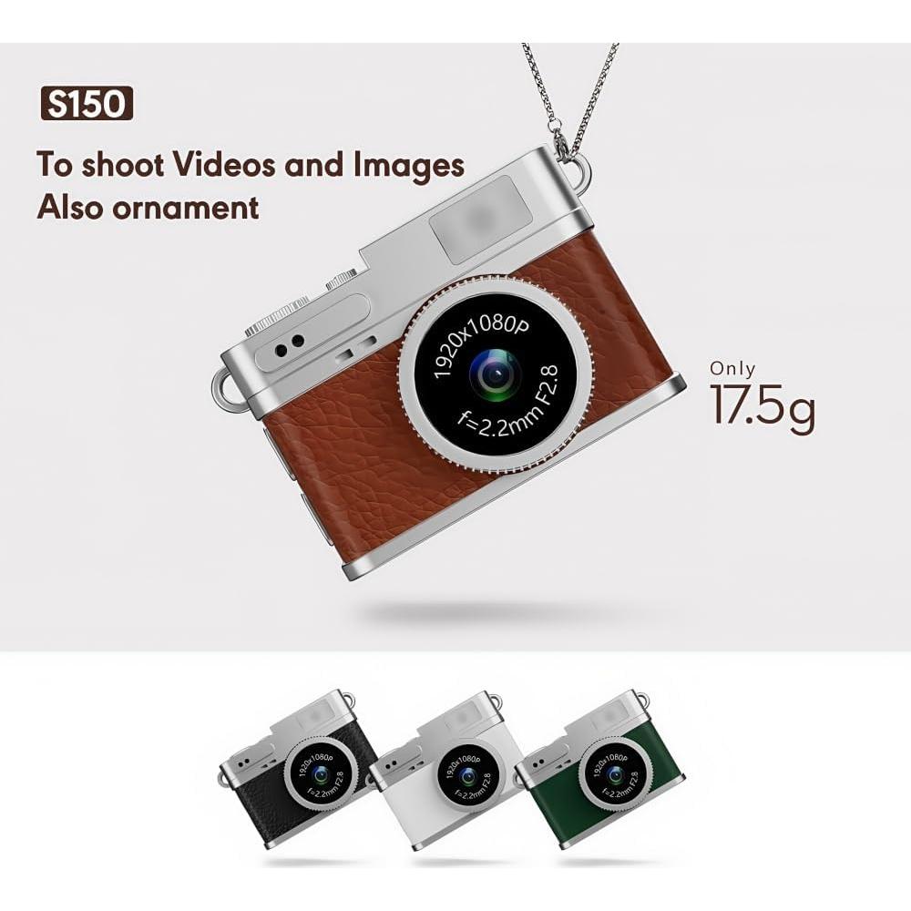 Cámara Digital Mini Retro RWSEFK S150 1080P HD 0.96" IPS