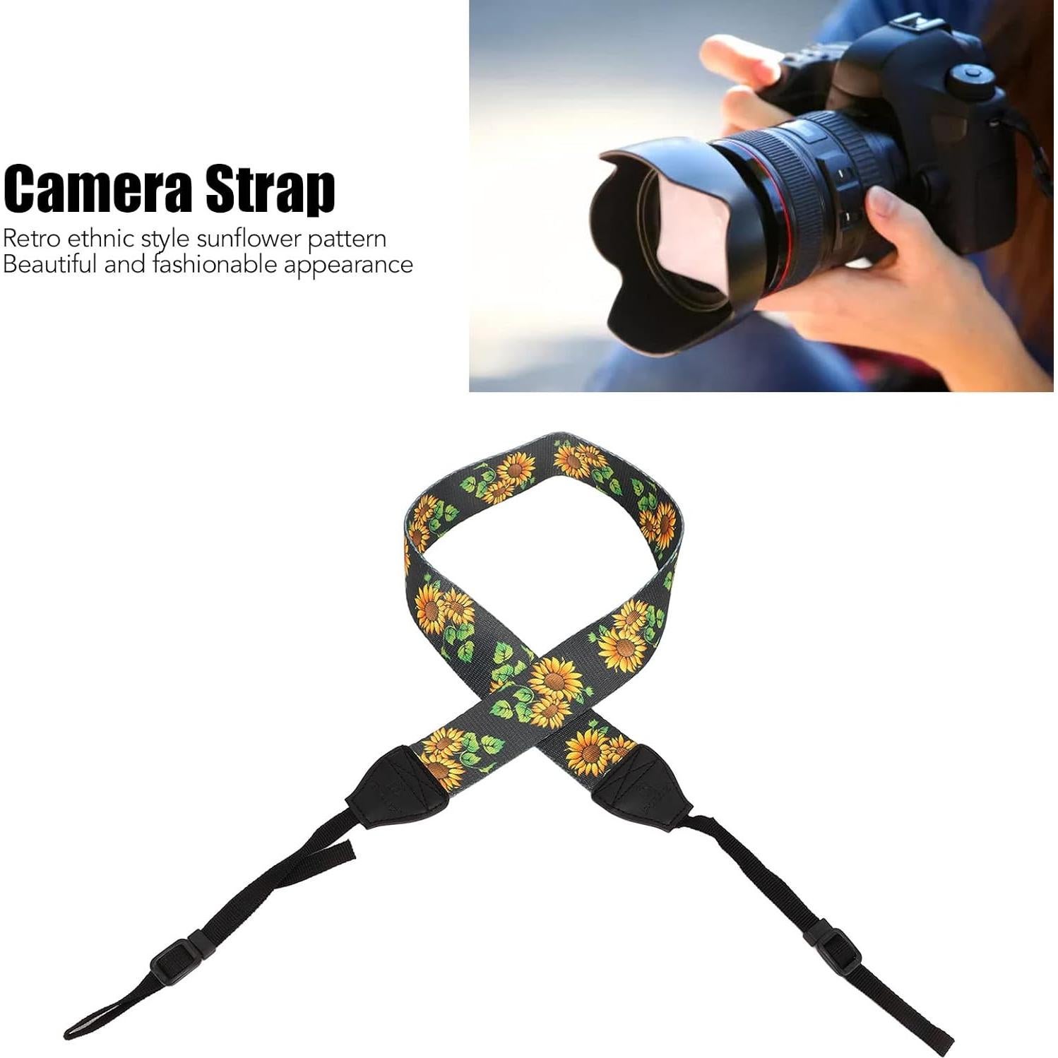 Correa de Hombro para Cámara Pomya Vintage Girasol 43g