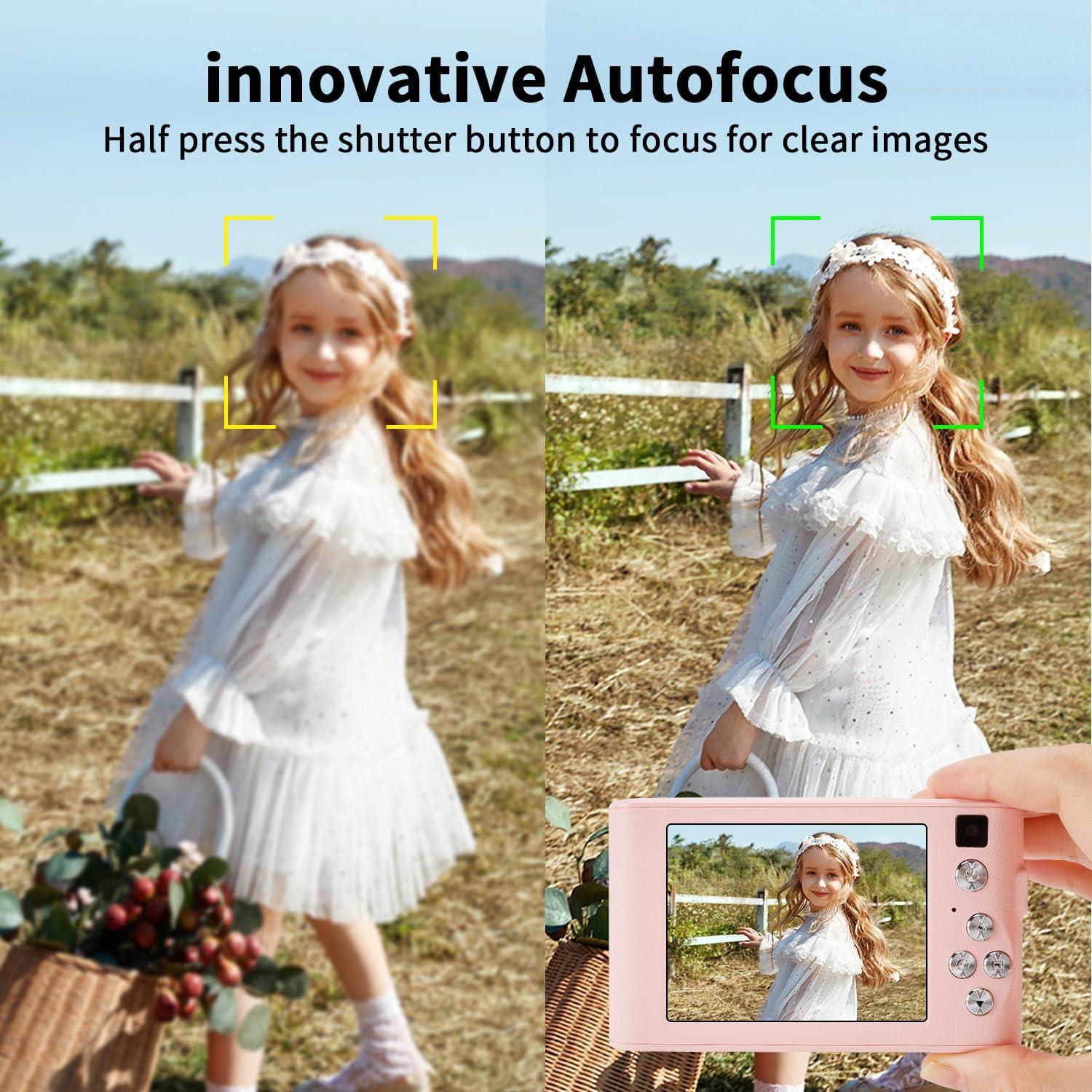 Cámara Digital Rosa XinM M-DC-P 12MP 720P 8X Zoom