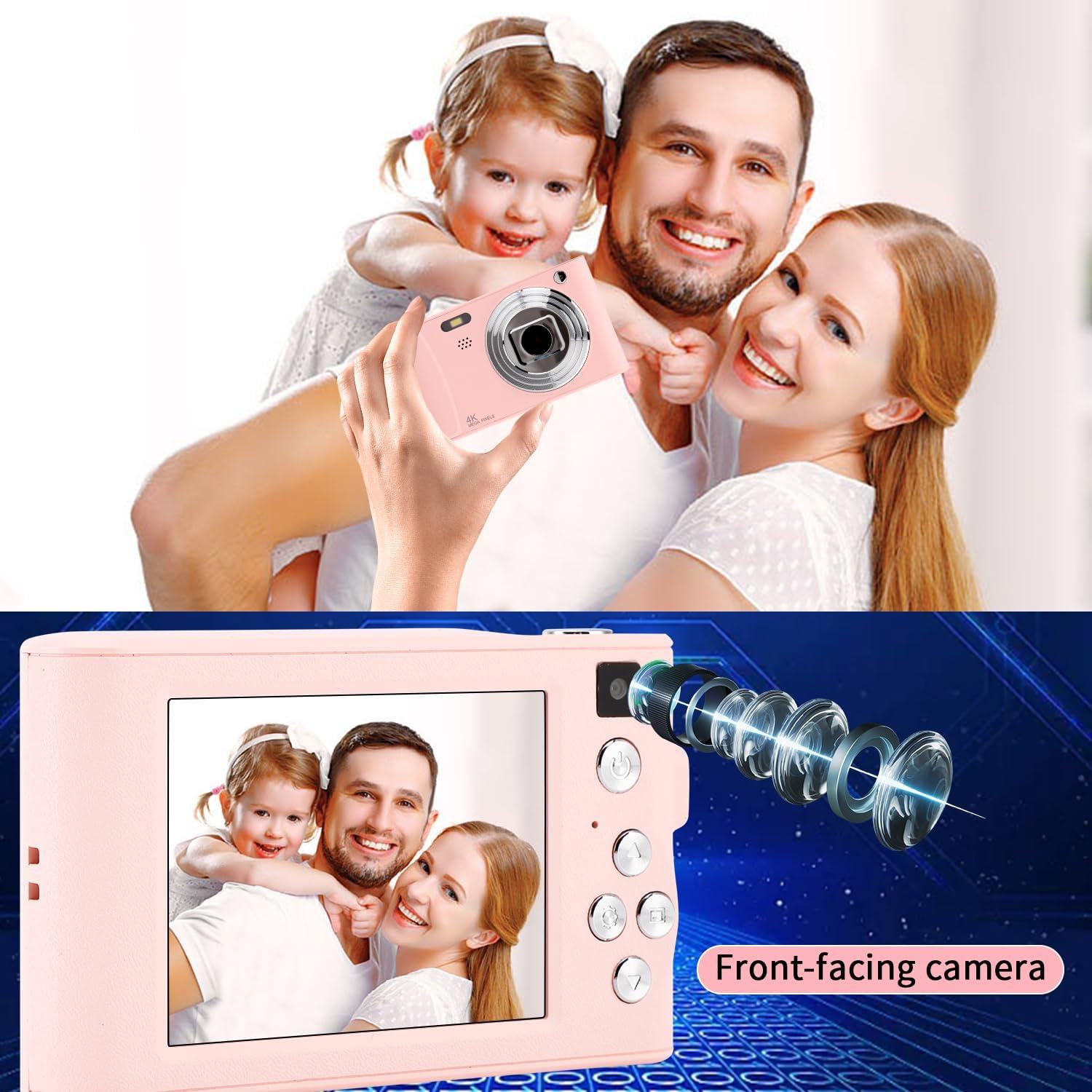 Cámara Digital Rosa XinM M-DC-P 12MP 720P 8X Zoom