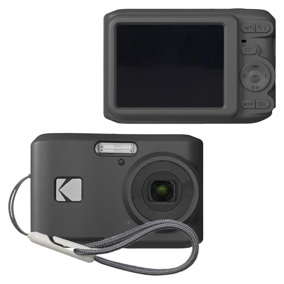 Funda de silicona Kodak PIXPRO FZ45 - Protección ligera negra