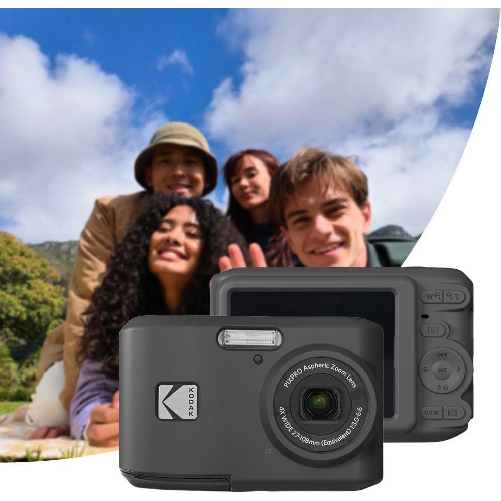 Funda de silicona Kodak PIXPRO FZ45 - Protección ligera negra