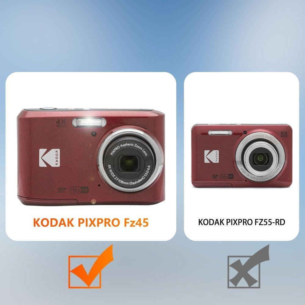 Funda de silicona Kodak PIXPRO FZ45 - Protección ligera negra