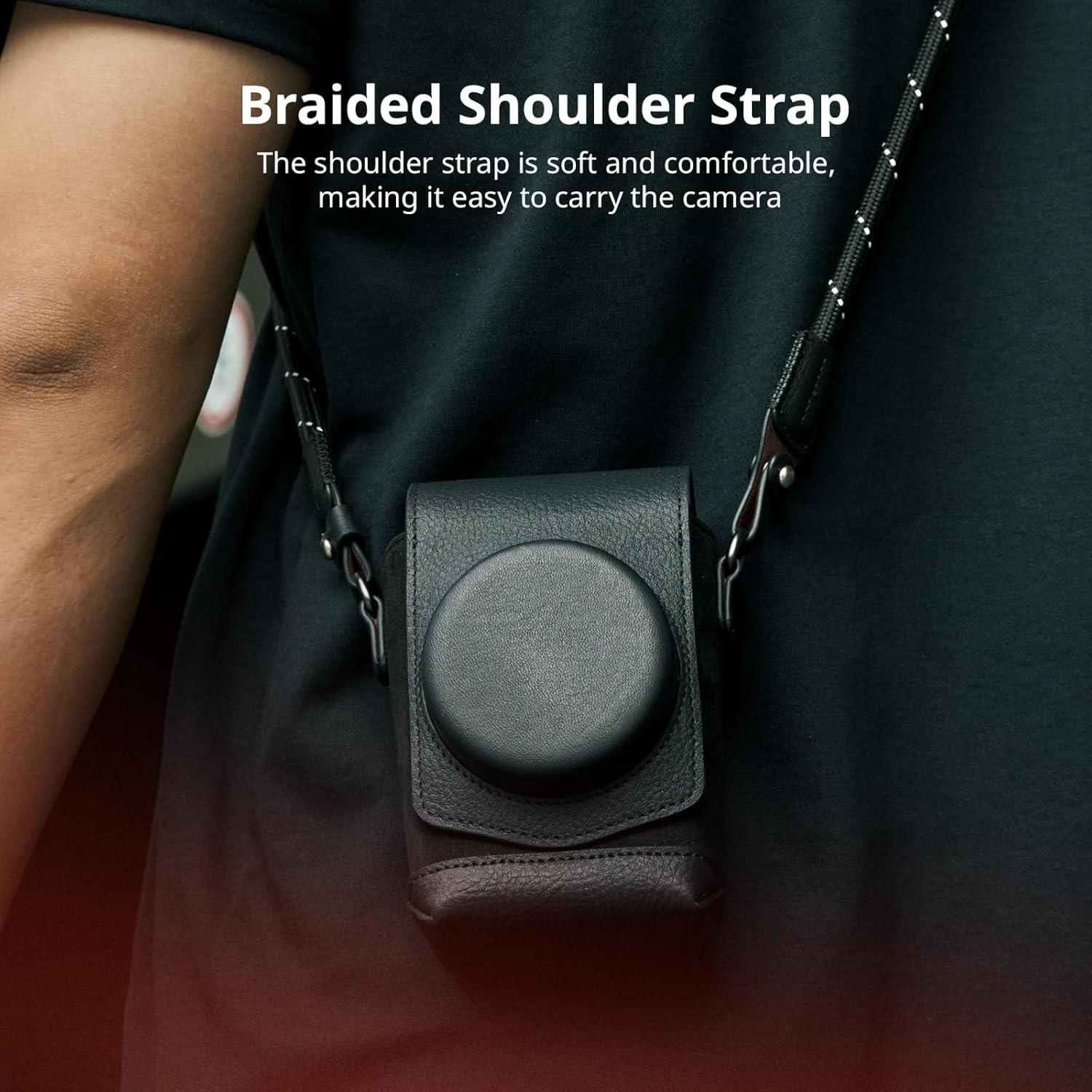 Kit de Funda de Cuero SMALLRIG para FUJIFILM X Half - Negro