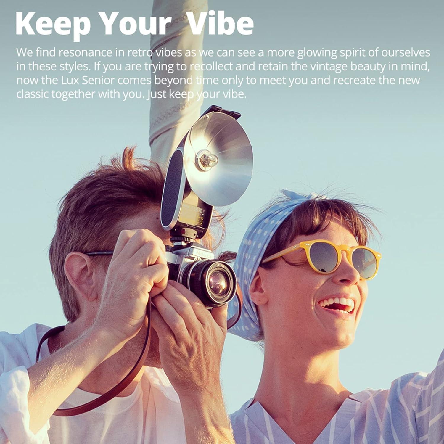 Flash Retro Godox Lux Senior para Cámaras Fujifilm, Canon, Nikon