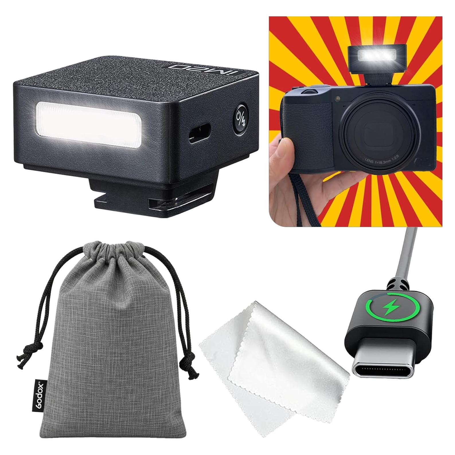 Flash de Cámara Godox iM20 - Batería Interna 470mAh, 440 Flashes