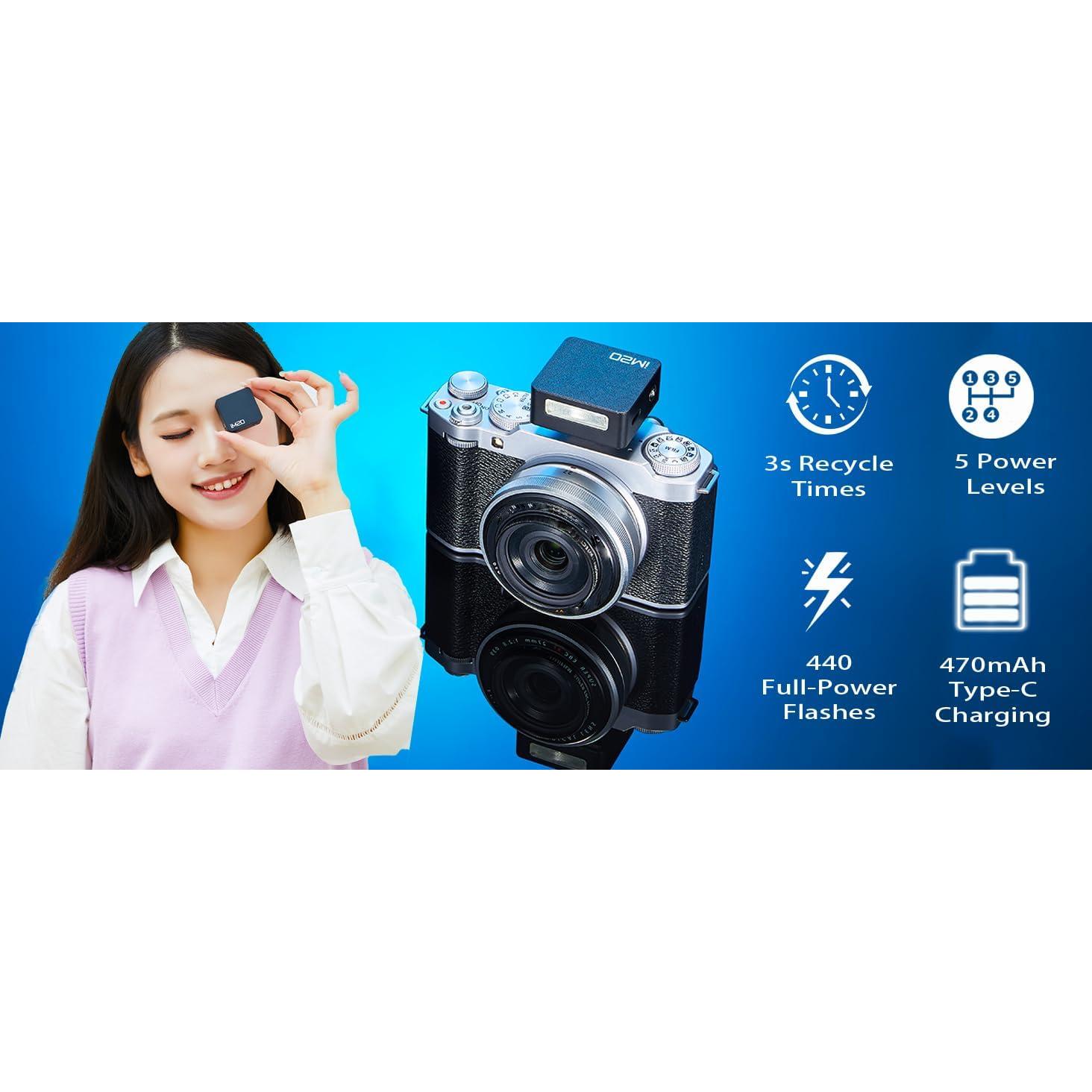 Flash de Cámara Godox iM20 - Batería Interna 470mAh, 440 Flashes