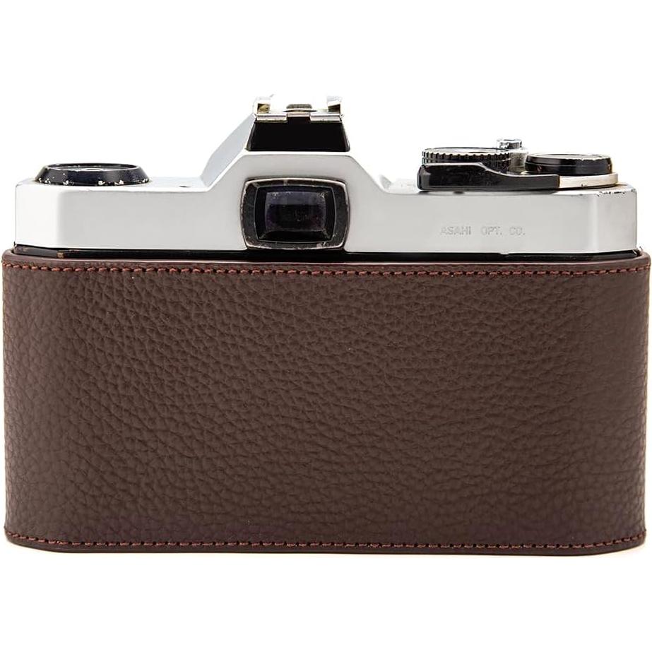 Funda de cuero genuino para cámara Pentax K1000 - Marrón