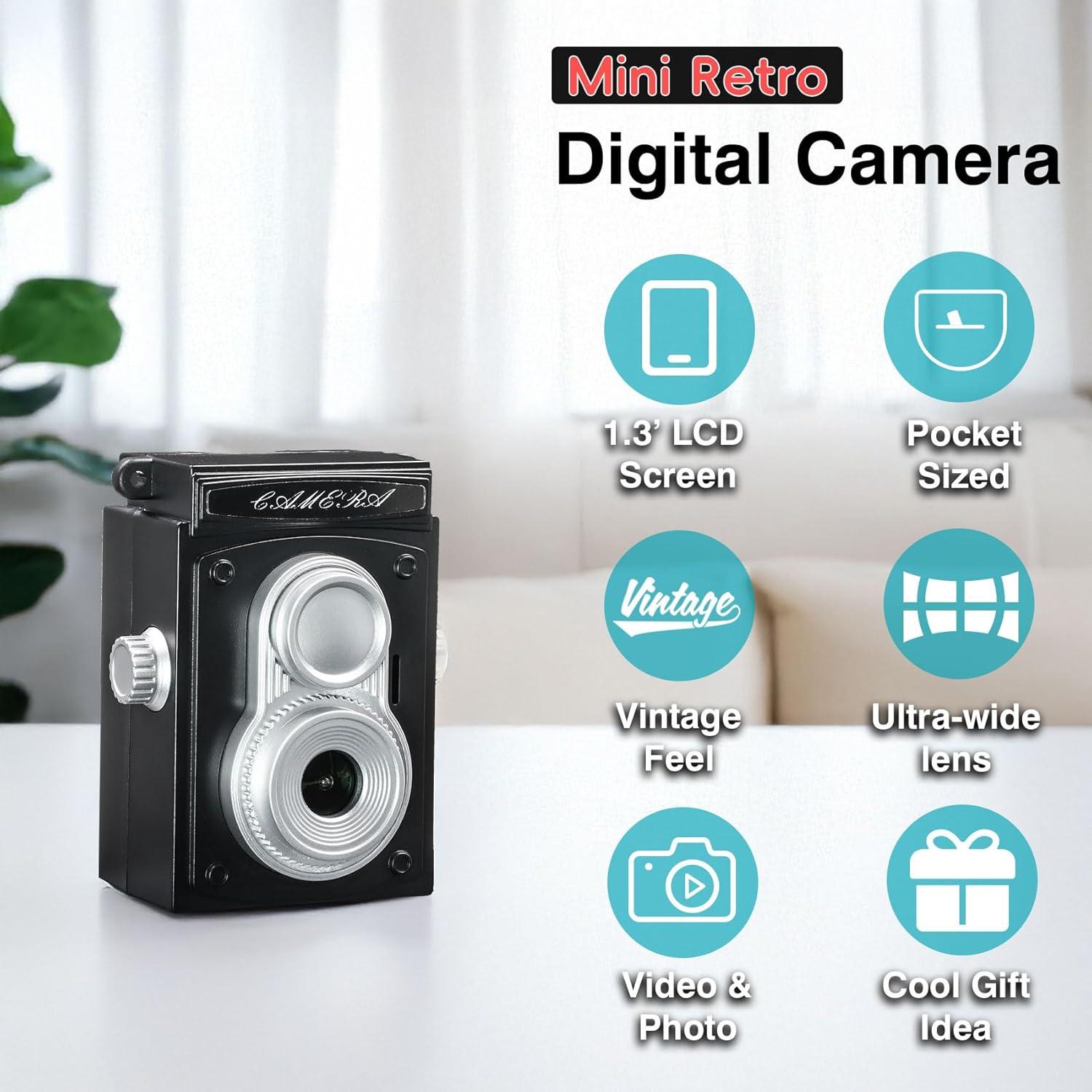 Cámara Digital OIKSPY OSA100 1080P con Pantalla LCD 3.3 cm