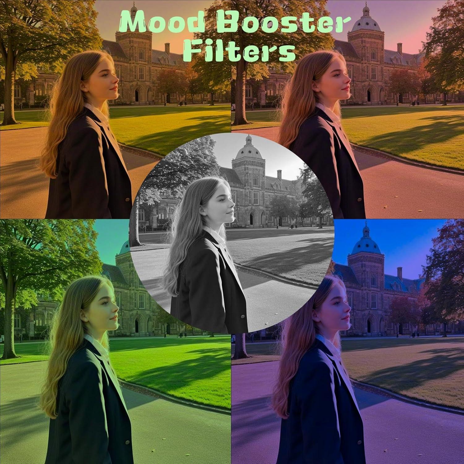 Cámara Mini Digital ONEFAR X2PRO 1080P Rosa con 32GB