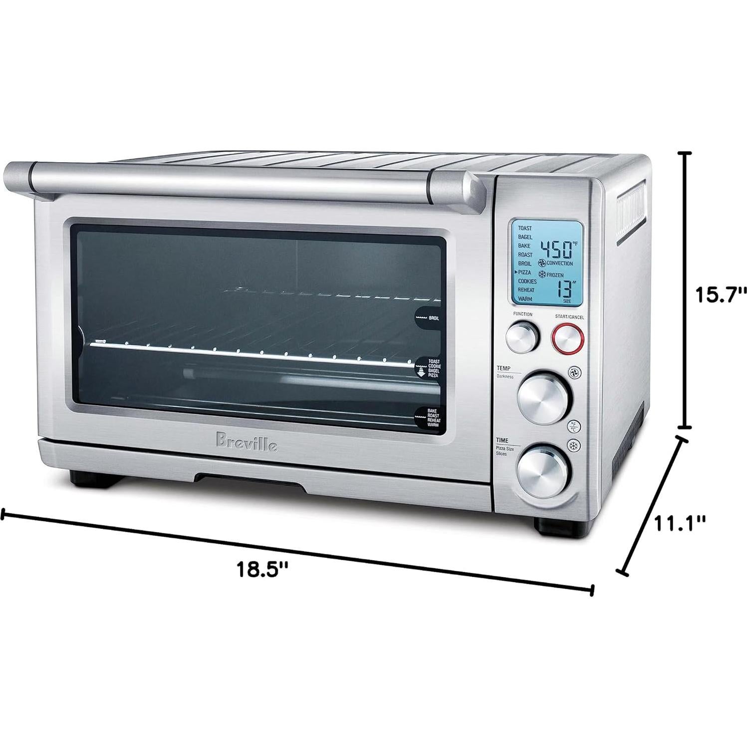 Horno de Convección Breville BOV800XL 1800W Acero Inoxidable